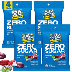 Hampton Zero Sugar Jolly Ranchers pack4-hero shows sugar-free fruit candy for on-the-go snacking.