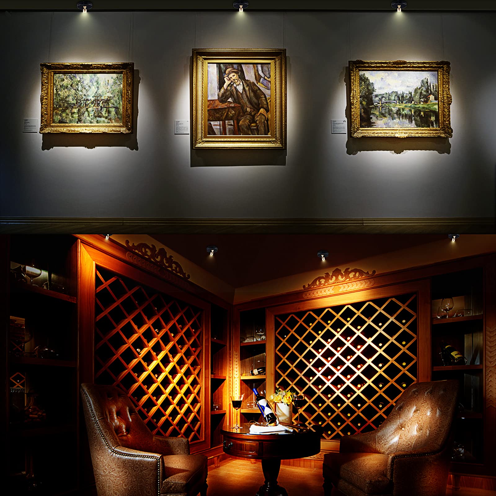 HAMVIDNE battery-powered art light delivers up to 80 lumens of warm white.