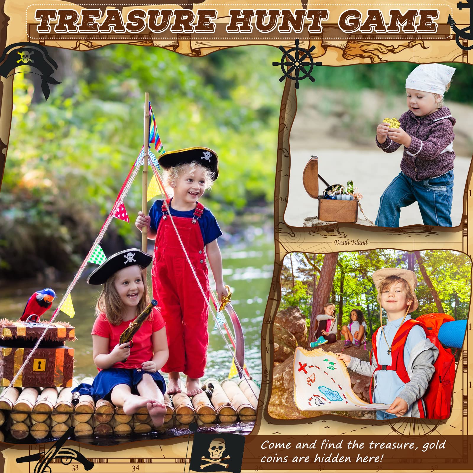 Hanaive pirate coins rewards tokens for classrooms or celebrations