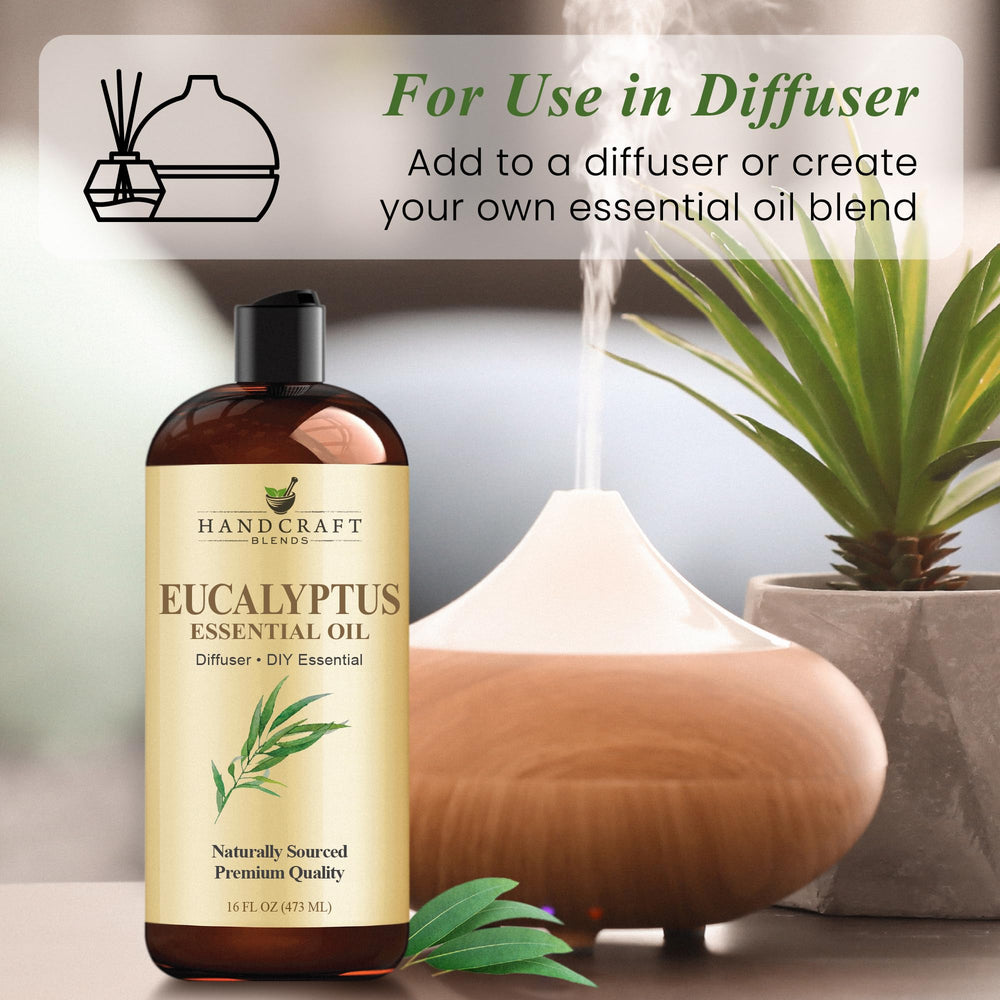 Handcraft Blends eucalyptus oil for candle making with sharp fragrance.