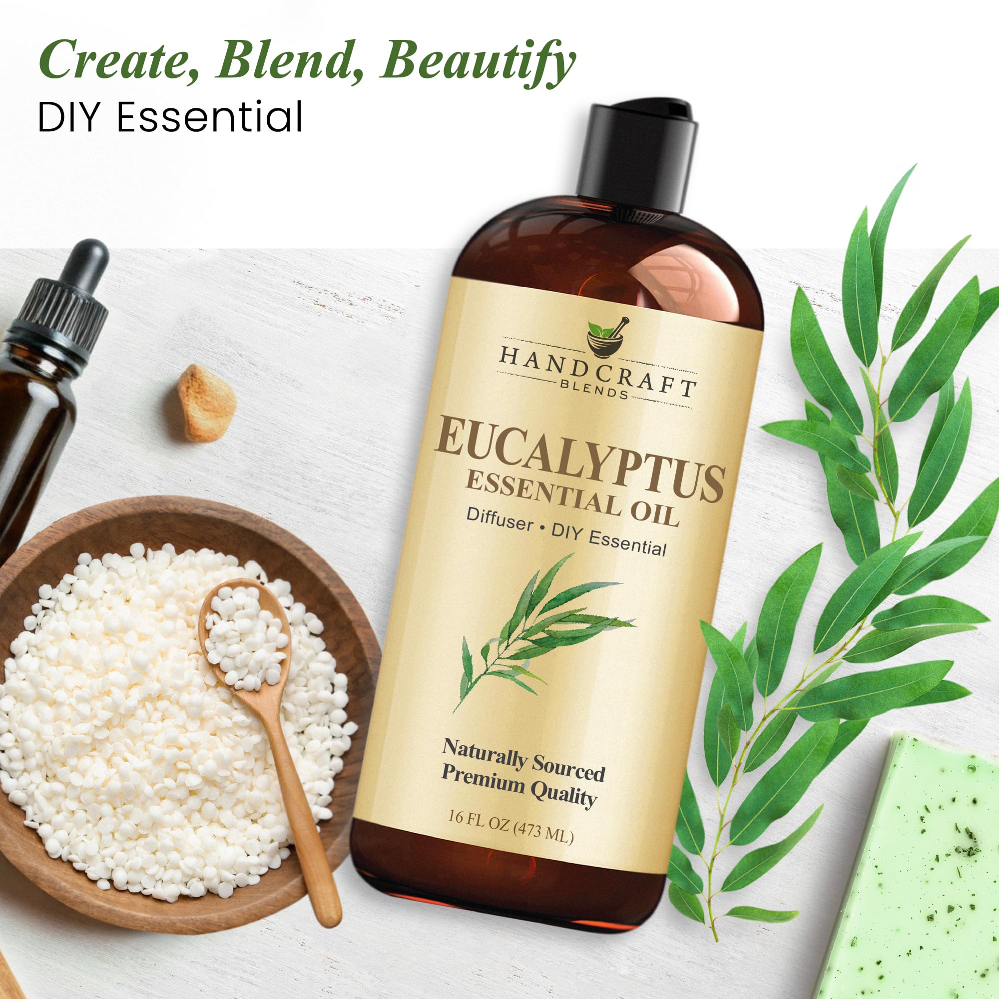Handcraft Blends eucalyptus oil for kitchen sprays and refreshing surfaces.