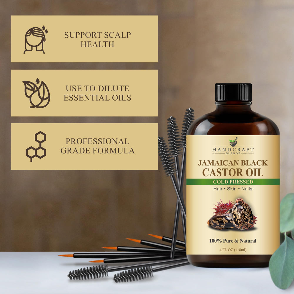 Handcraft Blends lashes and brows care with castor oil nutrients