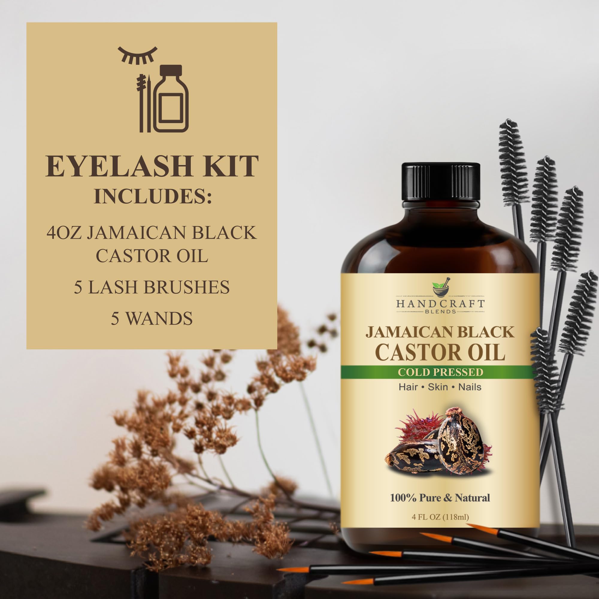 Handcraft Blends hair care application showing nourishing ends