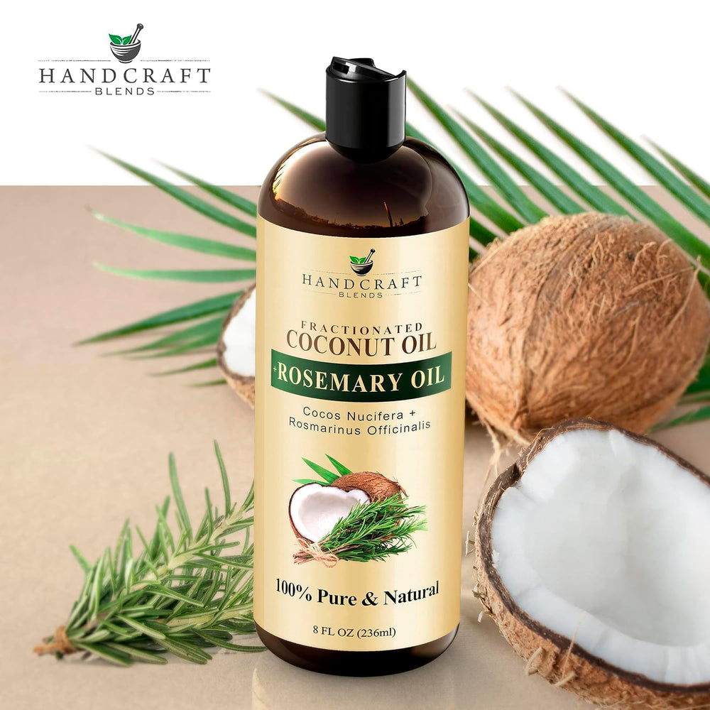 Handcraft Blends hair care routine image suggests scalp-friendly shine.