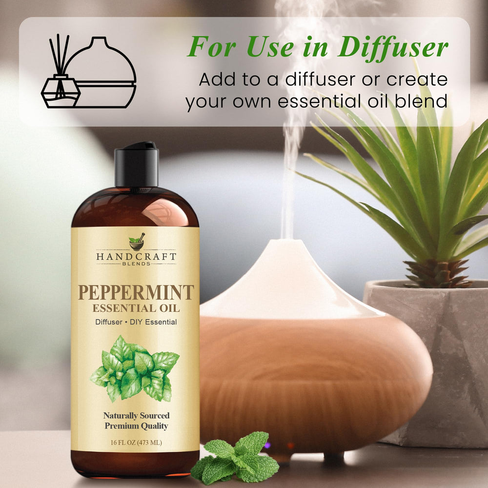 Handcraft Blends Peppermint Oil for candle making, cooling note.