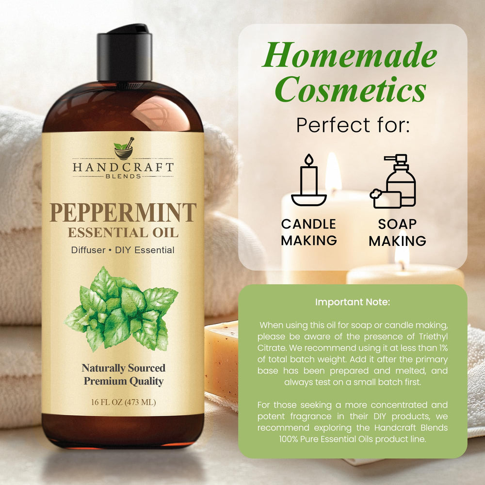 Handcraft Blends Peppermint Oil massage use with carrier oil.