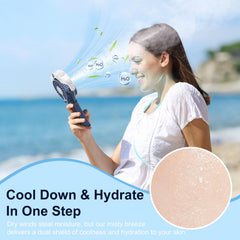 HandFan compact pocket-size model ready for easy carry during travels.