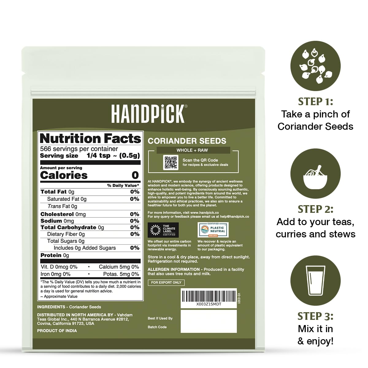 HANDPICK packaging reflects brand transition to HANDPICK with renewed identity.