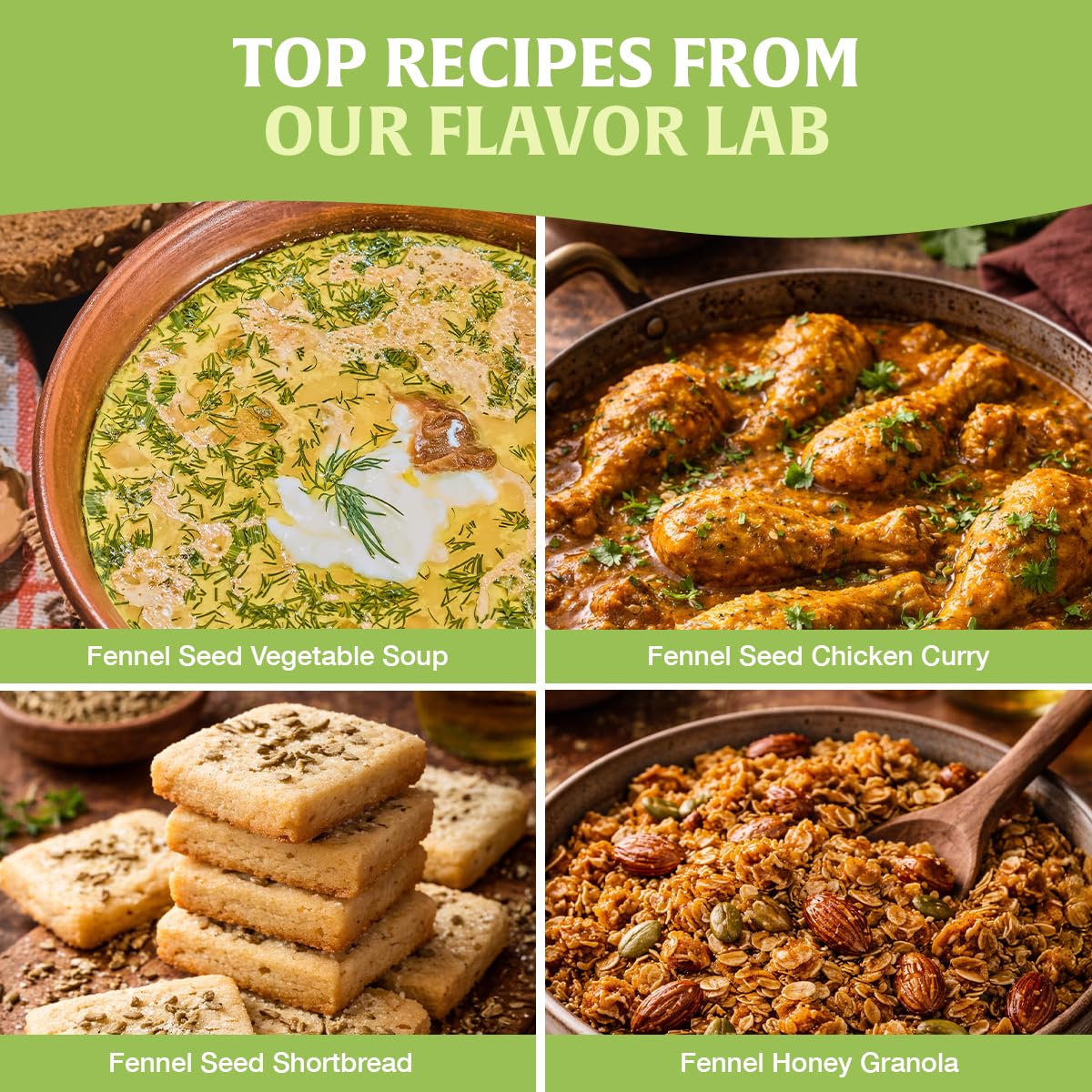 HANDPICK fennel seeds used in cooking with spices for everyday meals