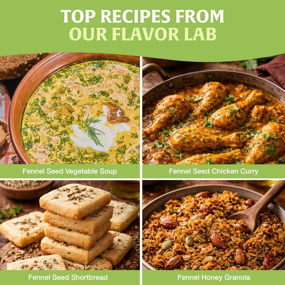 HANDPICK fennel seeds used in cooking with spices for everyday meals