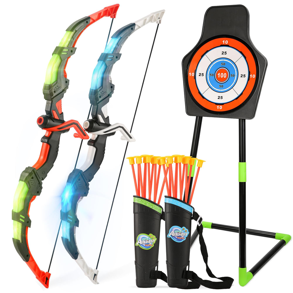 Handwell bow and arrow set for kids, assembled and ready to practice focus