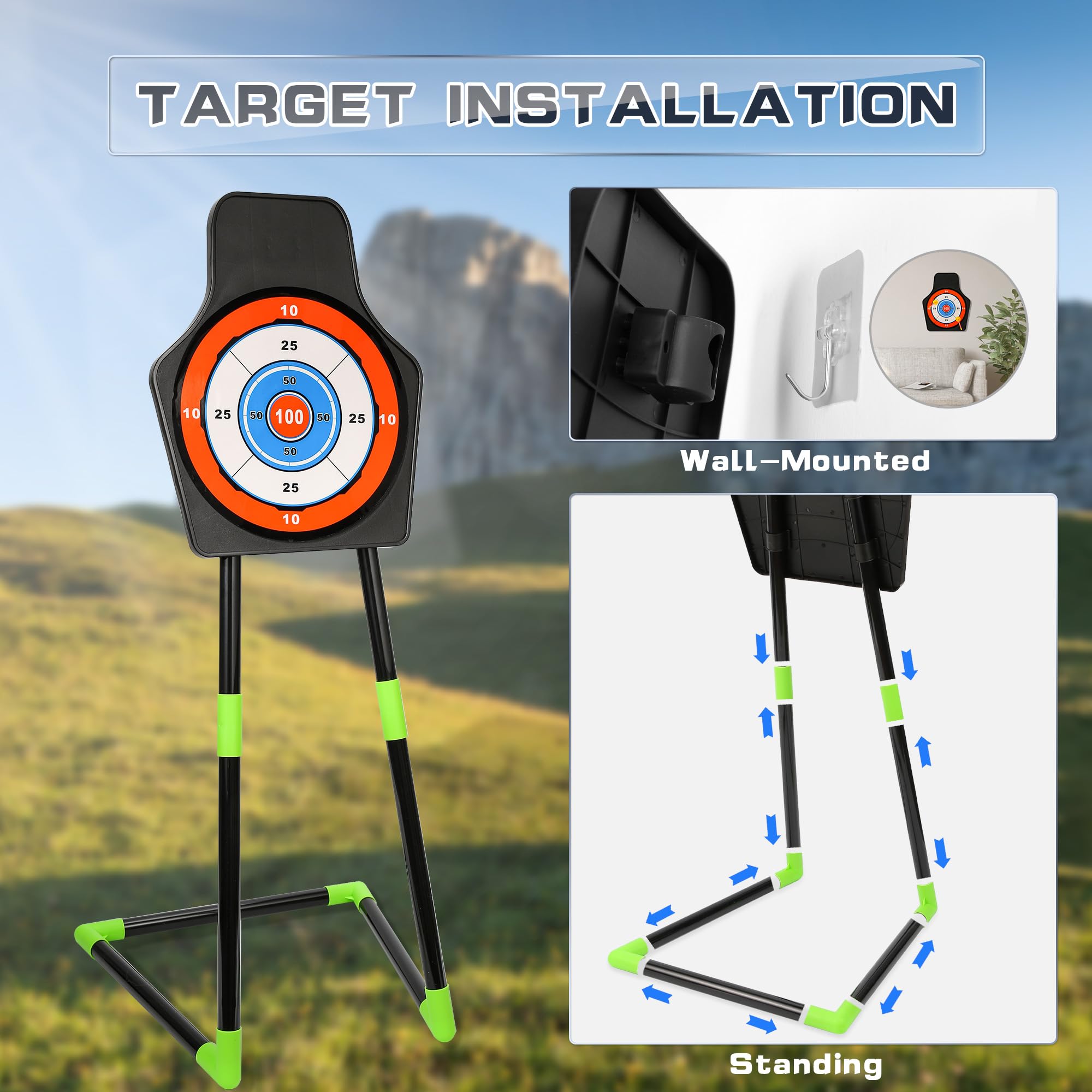 Handwell indoor-outdoor play setup for kids