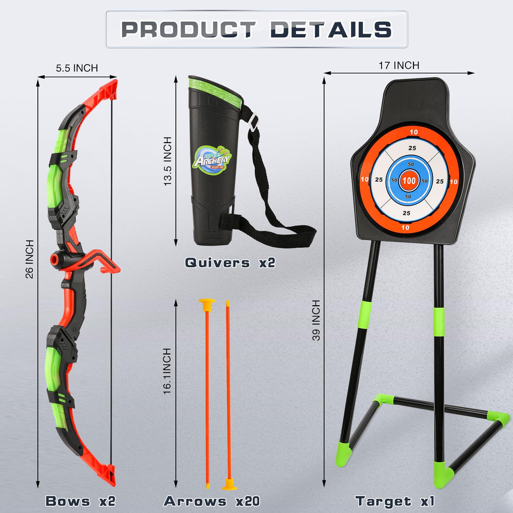 Handwell kids archery aiming training with adjustable string
