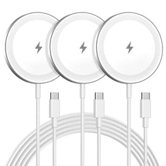 HANDY-GAD magnetic charger provides 15W charging for iPhone and AirPods on desk.