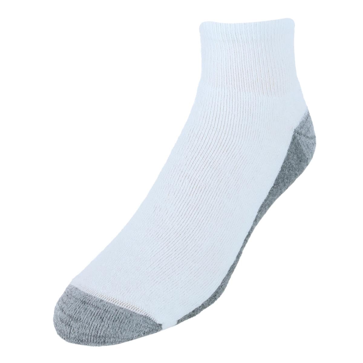 Hanes men's max cushion ankle sock with plush comfort for all-day wear