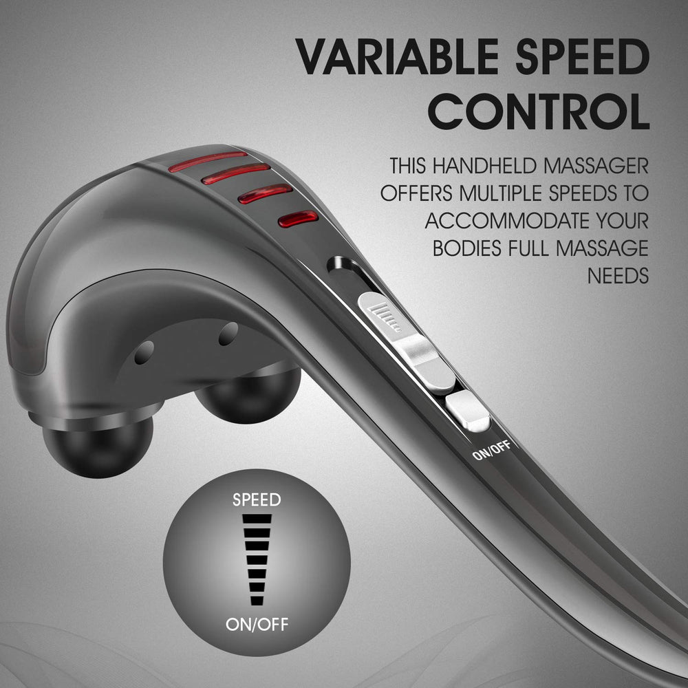 HANGSUN MG460 interchangeable nodes tailor the massage to different body areas.