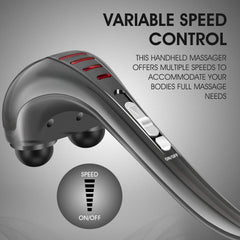 HANGSUN MG460 interchangeable nodes tailor the massage to different body areas.