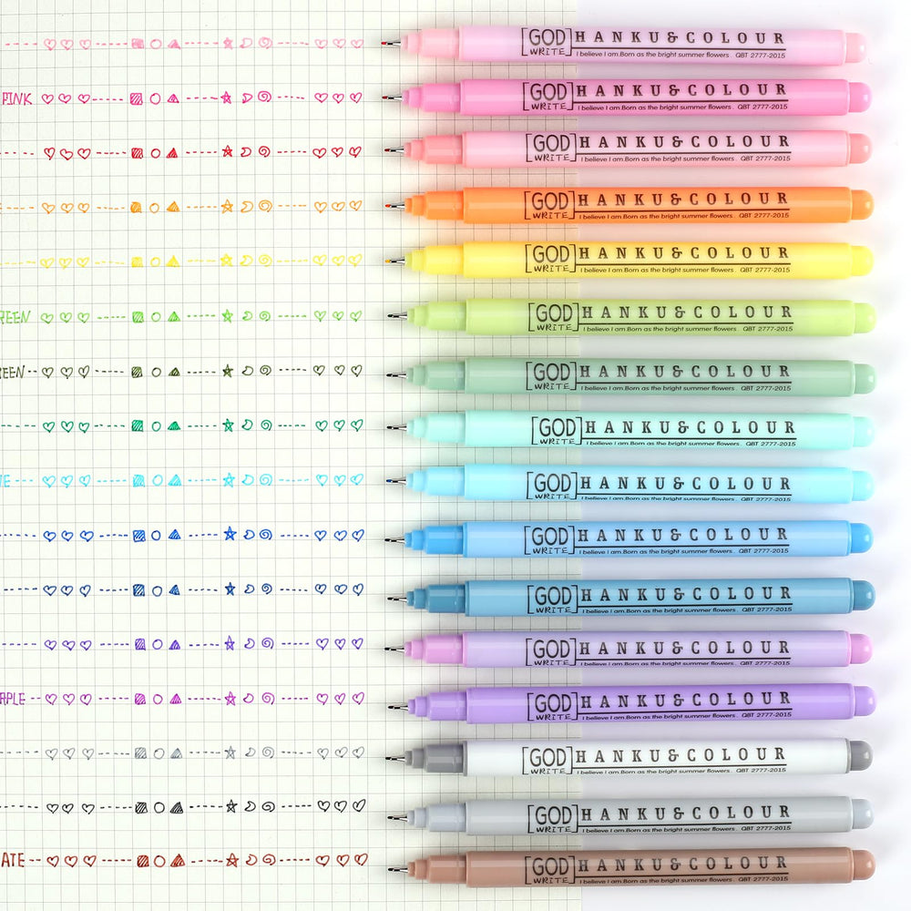 HANKU elegant pen body and clip design for comfortable handling.