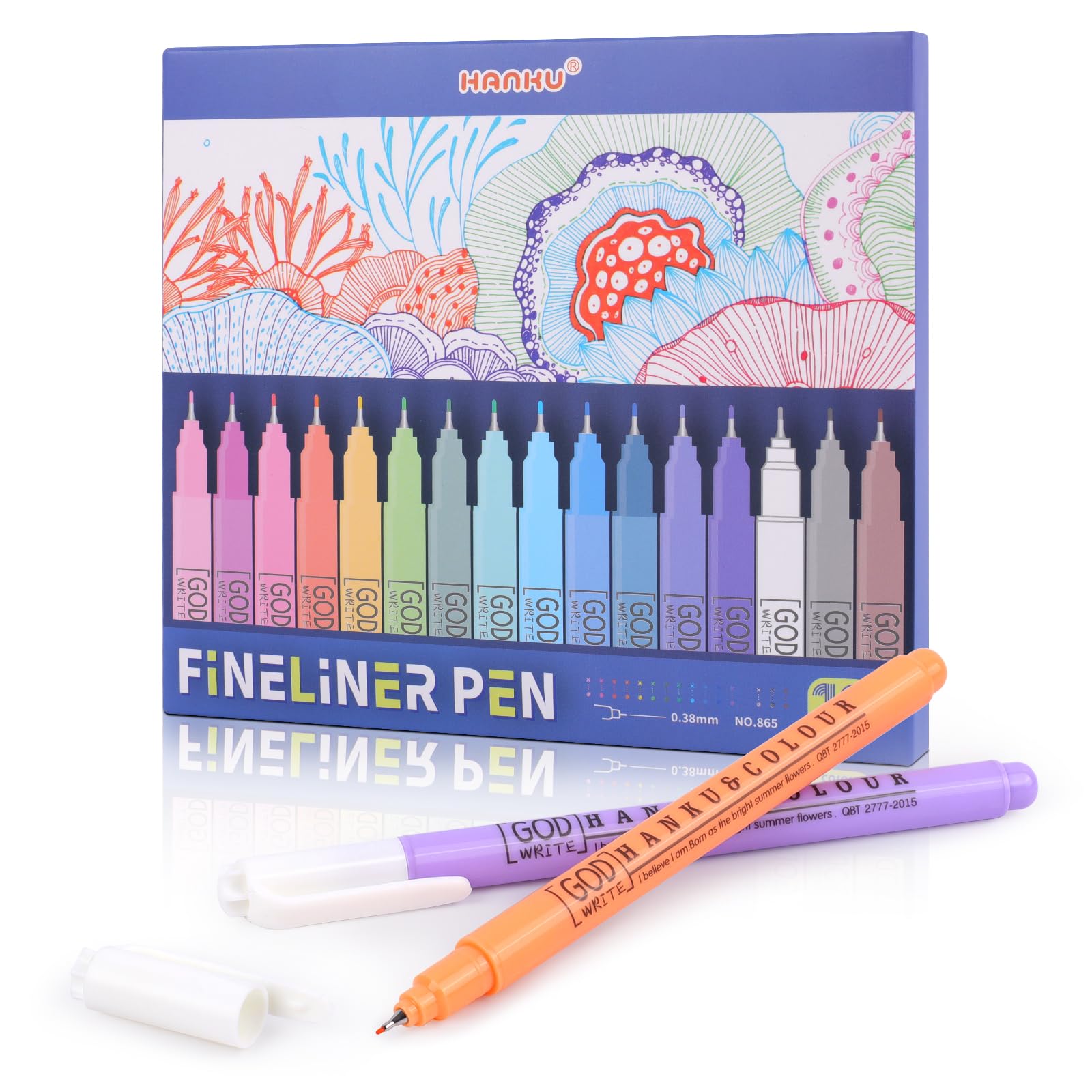 HANKU no-bleed ink helps keep notes neat and color-accurate.