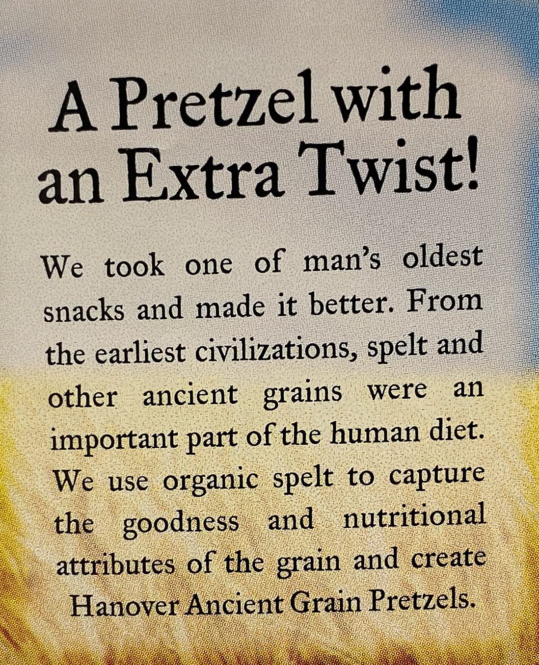Hanover Pretzels made in the USA, ideal for office snacks.