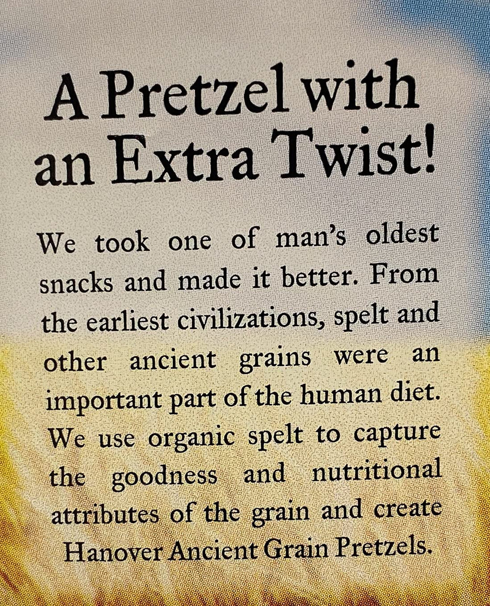Hanover Pretzels made in the USA, ideal for office snacks.