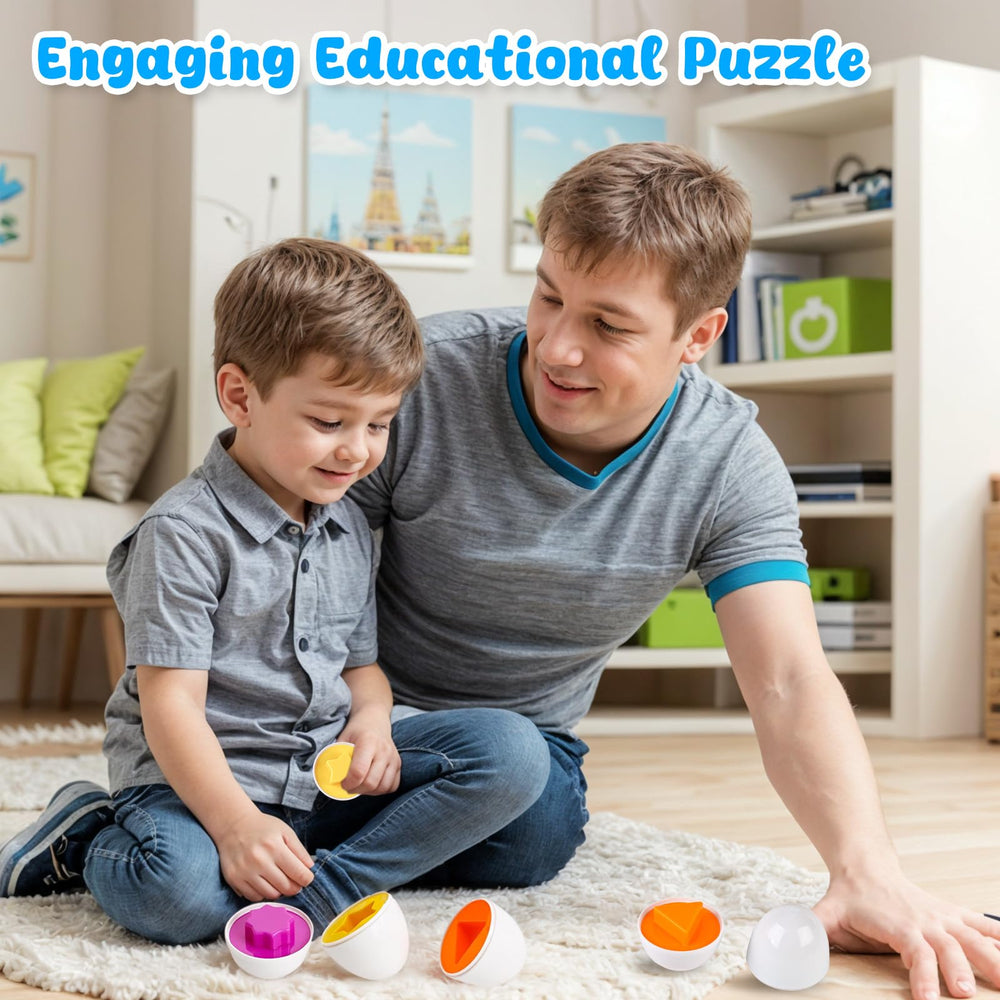 HANSGO Shape Matching Eggs open and close for engaging matching play