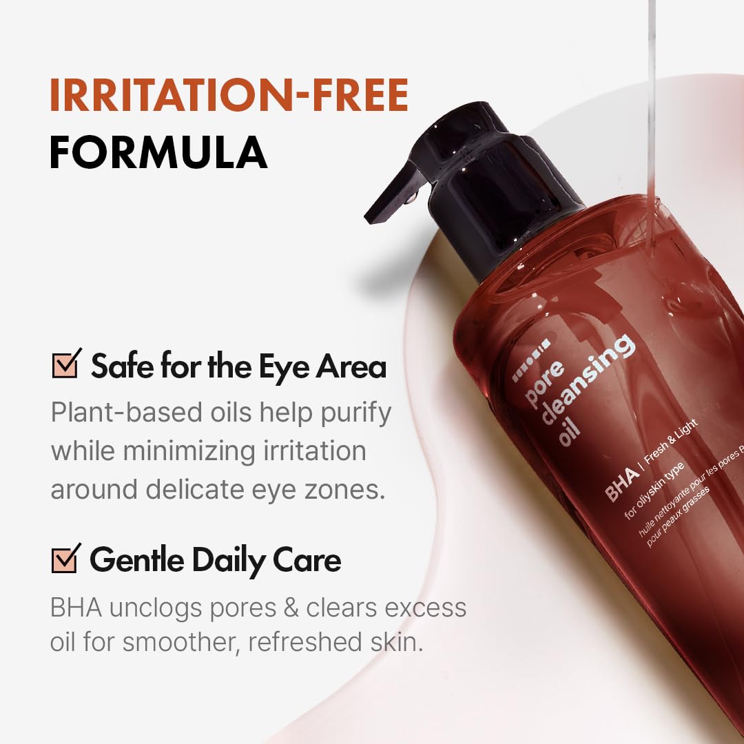 Ideal for oily to combination skin with Hanskin BHA Pore Cleansing Oil