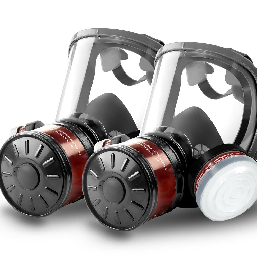 HANUU gas mask full-face respirator for secure, comfortable wear.
