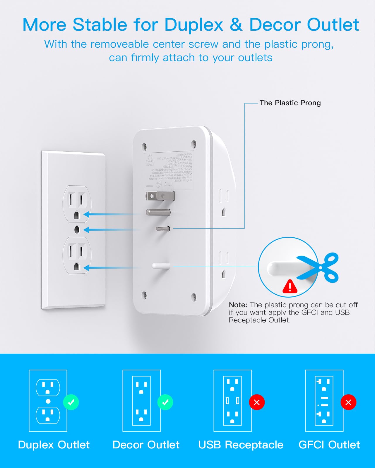 HANYCONY 1050J surge protector shields electronics from power spikes