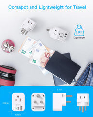 HANYCONY Type D plug compatibility for India and nearby regions.