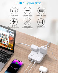 HANYCONY USB-C charging station with two USB-C ports for fast power.