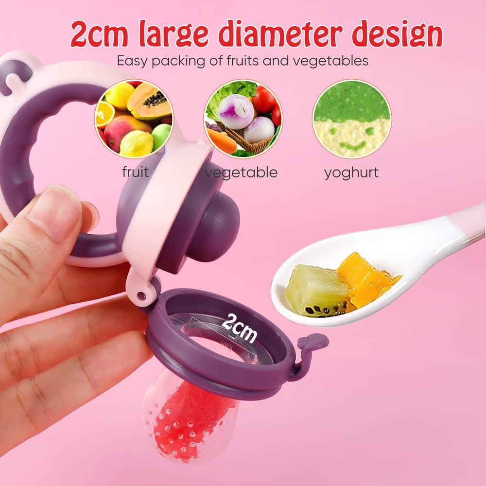 HAOBAOBEI BPA-free silicone ensures safe teething and chewing.