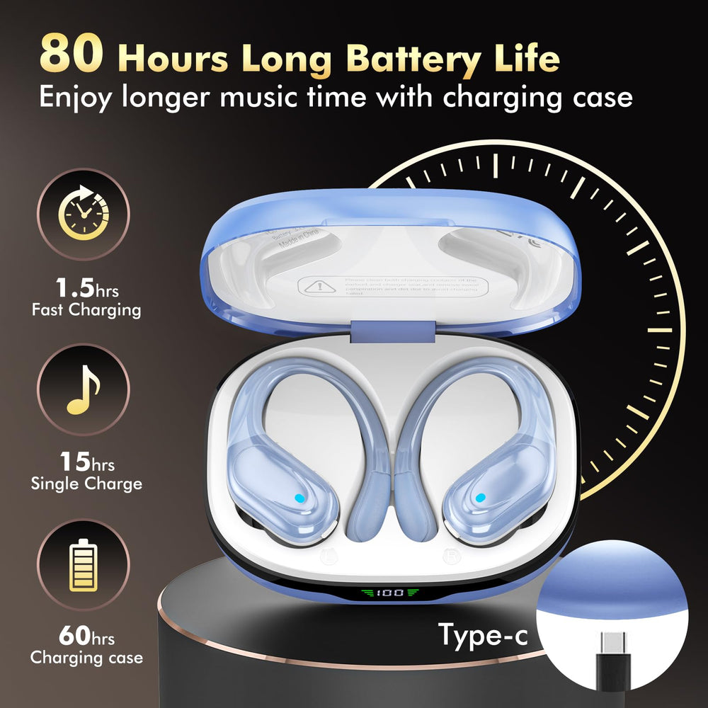 HAOYUYAN BX17 case LED display for real-time battery status