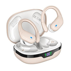 HAOYUYAN BX17 earbuds in-ear fit for secure comfort during workouts.