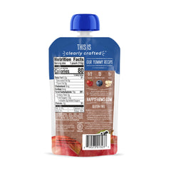 Happy Baby Stage 2 pouch showcasing clear packaging and visible ingredients.