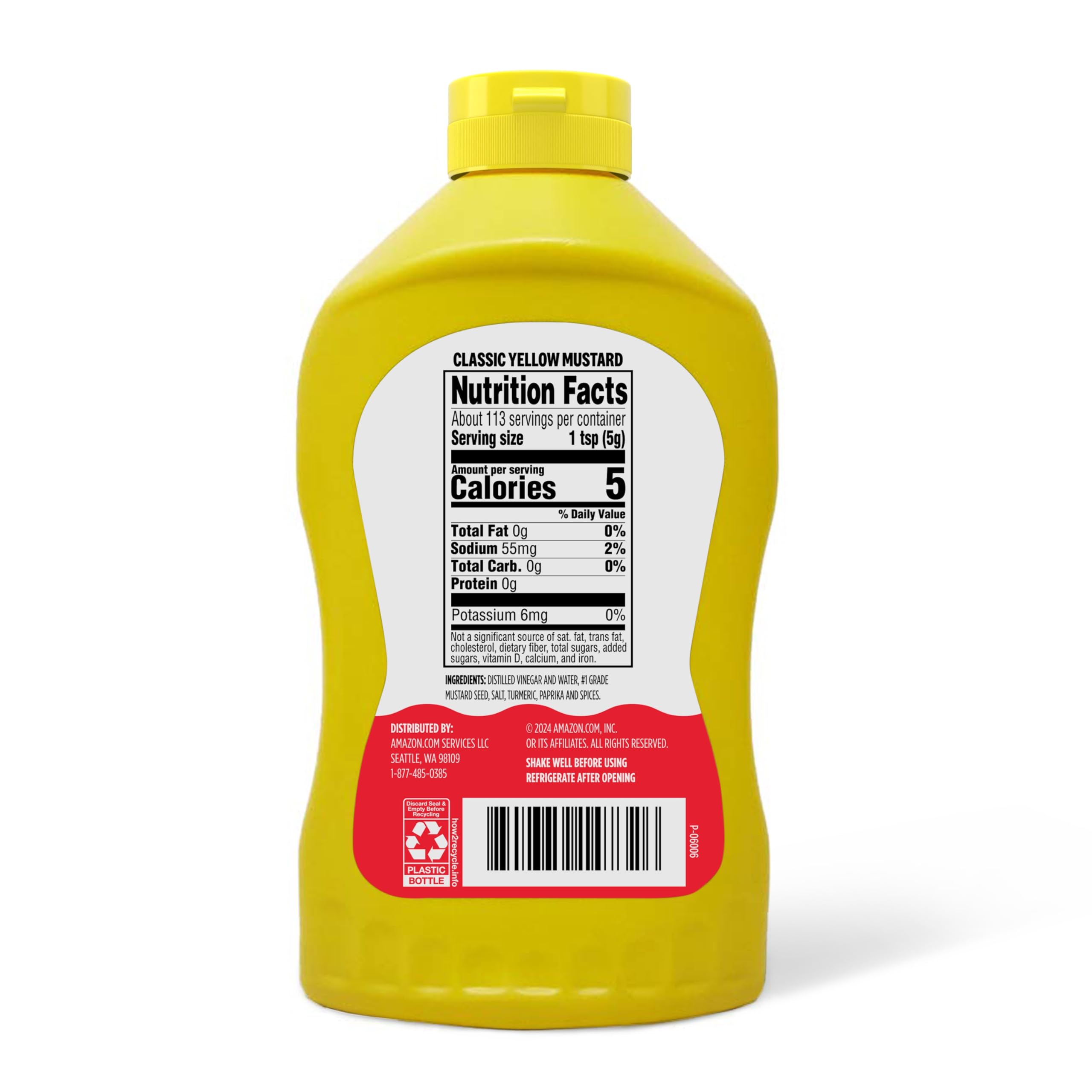Close-up of Happy Belly mustard label showing gluten-free and no artificial flavors