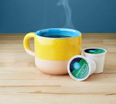 Happy Belly Colombian Arabica pods for a smooth morning.