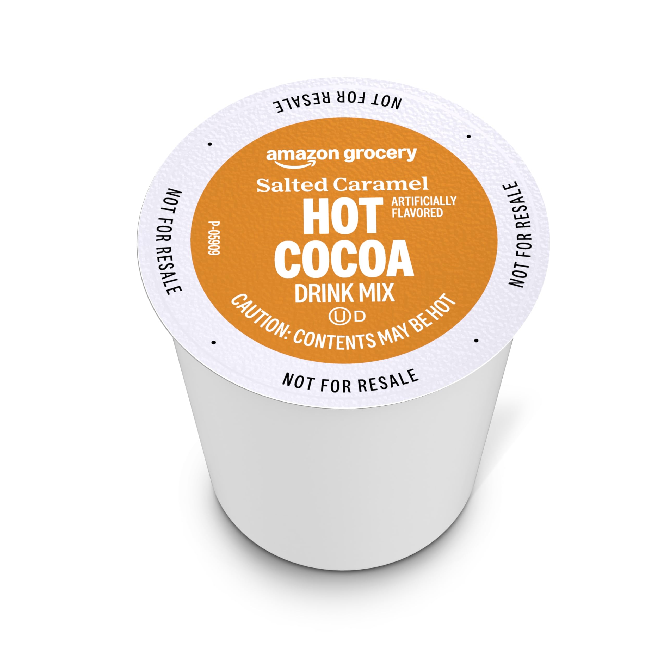 Happy Belly hot cocoa pods carton front highlighting 24-count value.