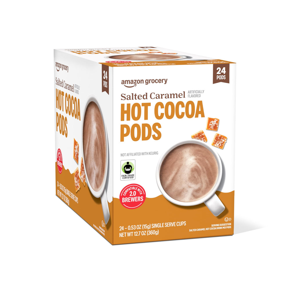 Happy Belly salted caramel detail close-up emphasizes chocolatey texture for cozy moments.