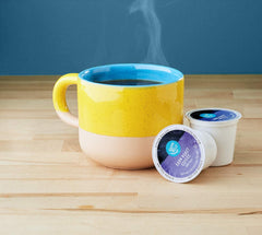 Happy Belly keurig 2.0 compatible pods, ideal for quick, consistent caffeine boosts.