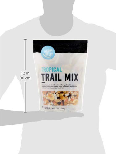 Happy Belly Tropical Trail Mix on-the-go scene.