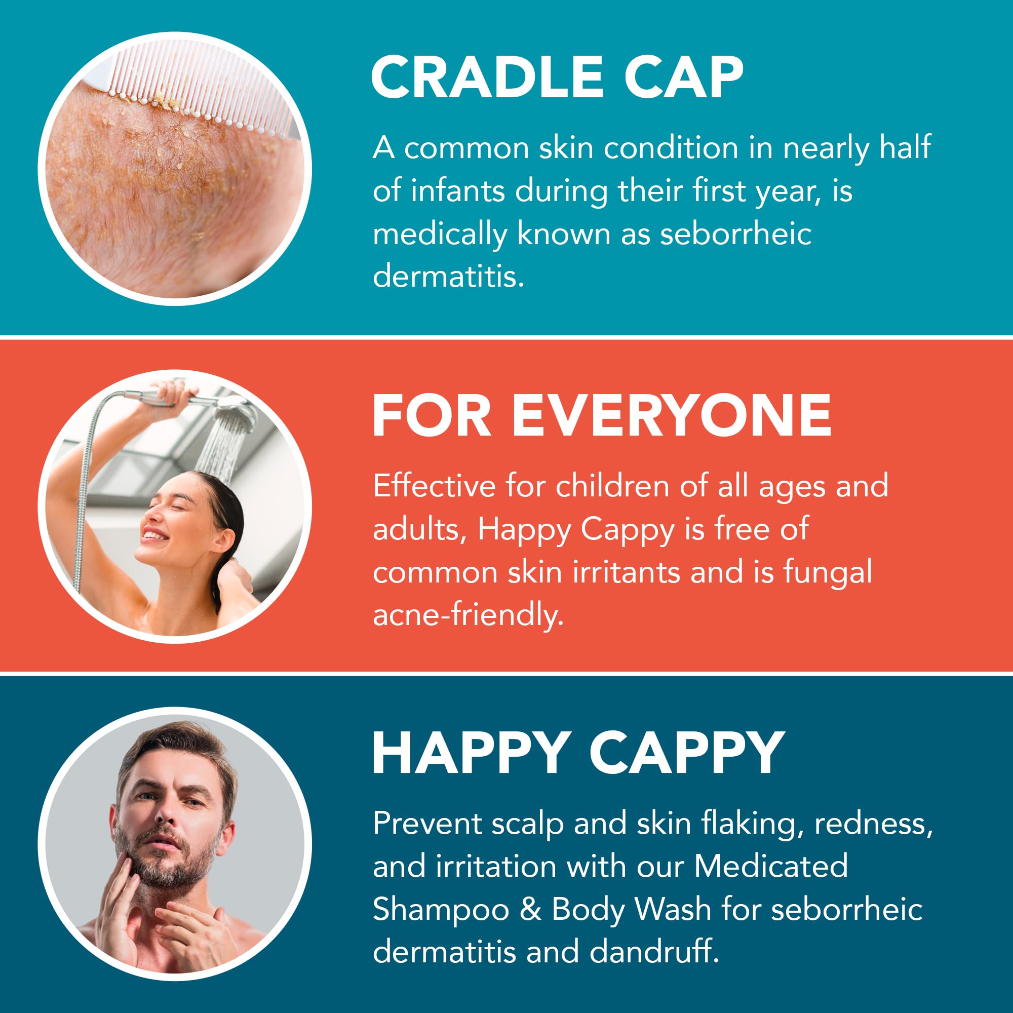 Happy Cappy Beanie Brush performing a gentle scalp scrub on a baby's hair