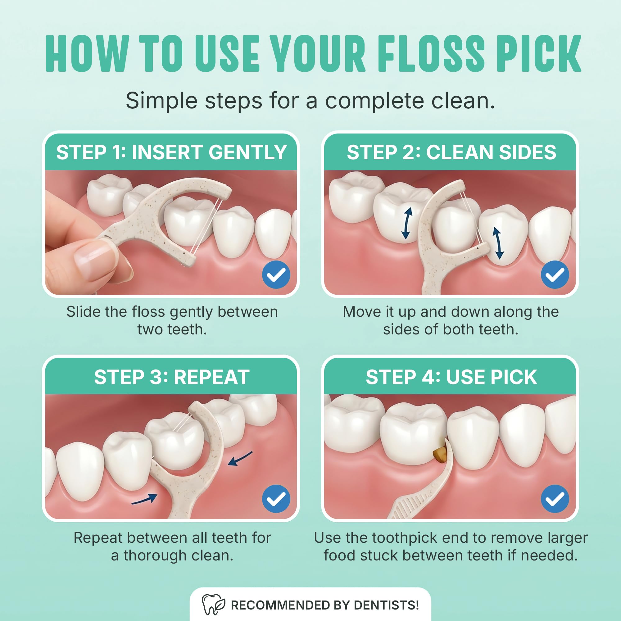 Happy Eco BPA-free and PFAS-free floss picks for a worry-free routine