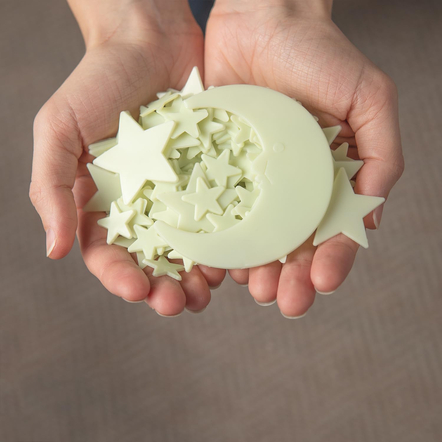 Happy Hippo bonus moon provides a soft ceiling light for kids.