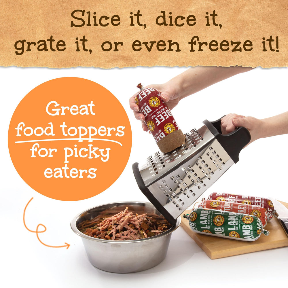 Happy Howie's Soft Meat Roll Treat hand-held portions for quick rewards