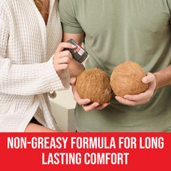 Happy Nuts Anti-Chafe Stick groin area shields sensitive skin during sports.
