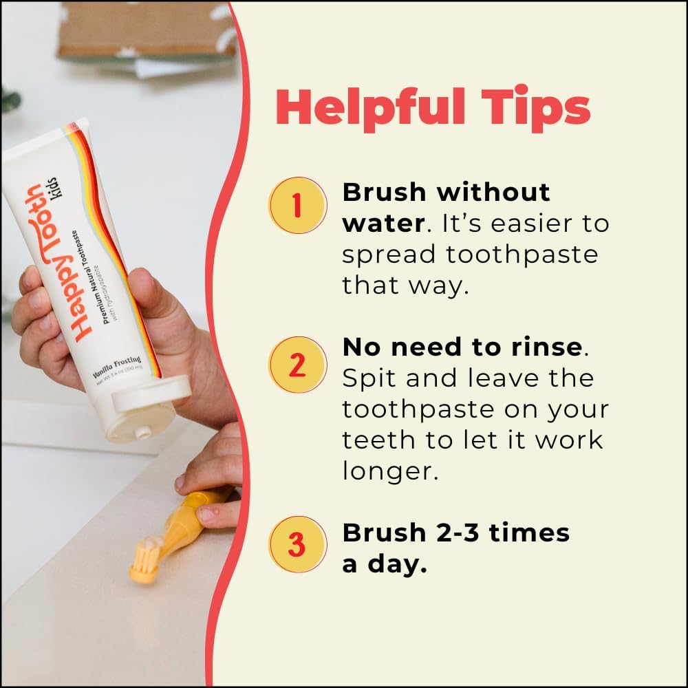 Texture and color of Happy Tooth lemon twist paste.