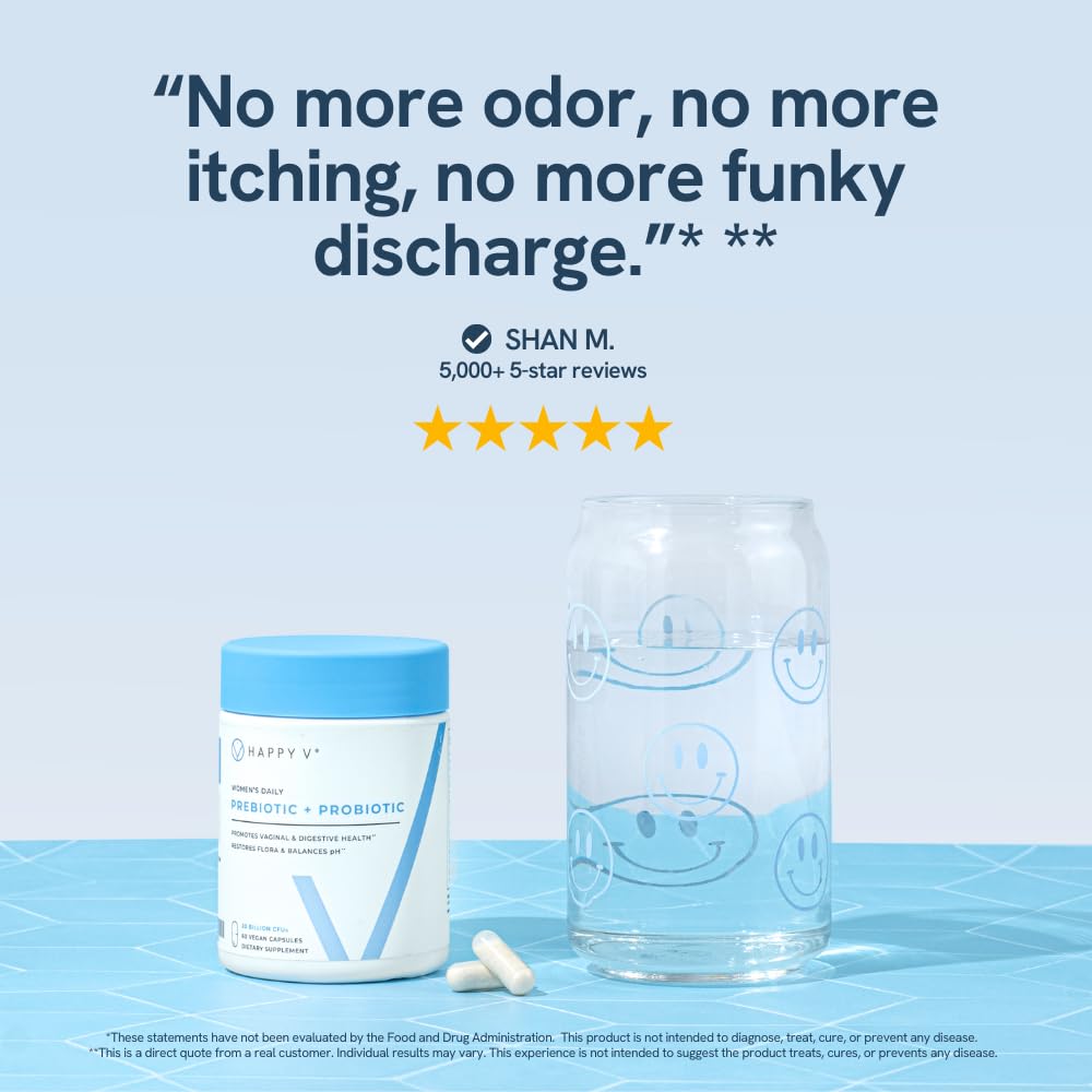 Happy V delayed-release capsules reach the most effective site.