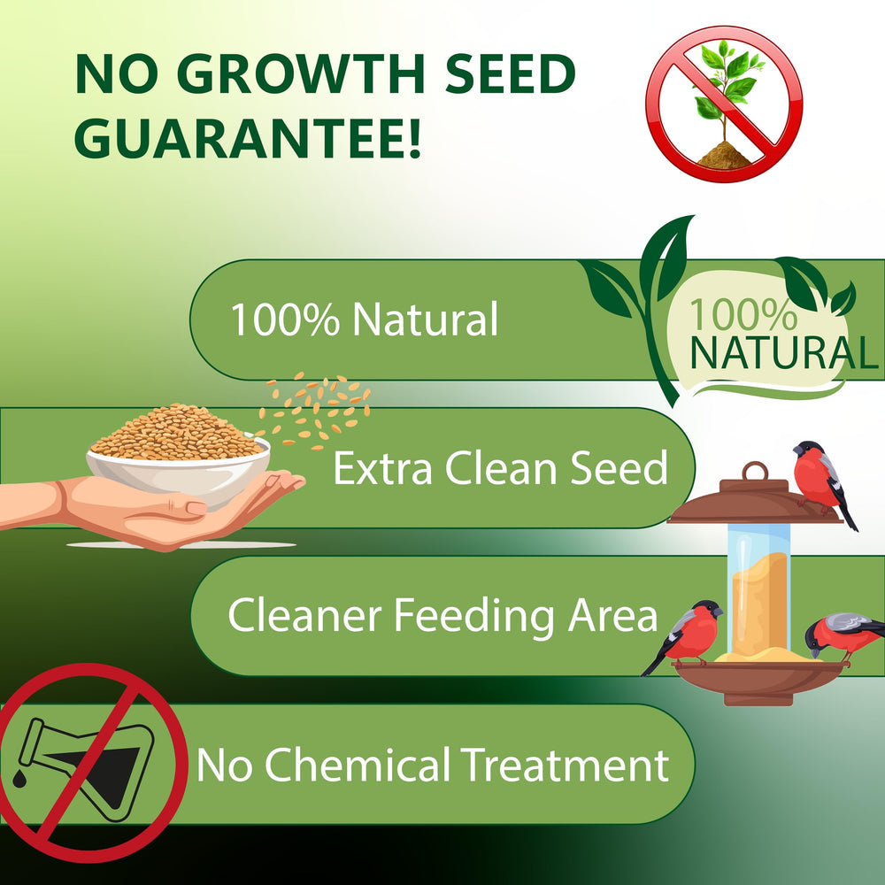 USDA and safety standards label on Happy Wings seed processing facility.