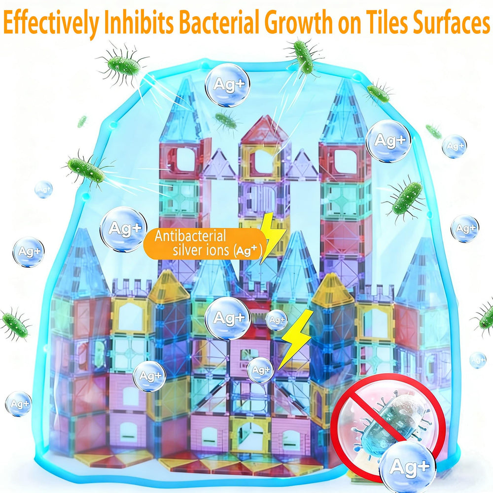 Antibacterial surface protection helps keep play surfaces cleaner.